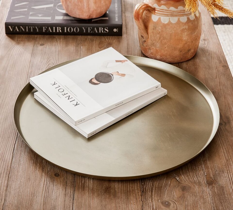 Brass Handcrafted Metal Nesting Trays Pottery Barn Australia